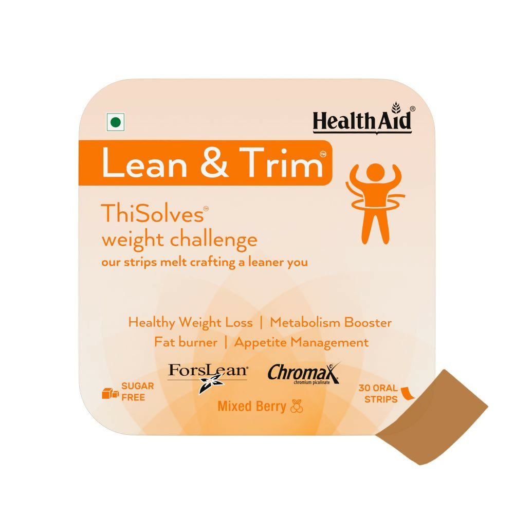 HealthAid Lean & Tirm ThiSolves Oral Strips - Distacart