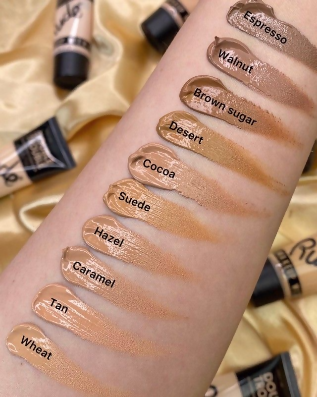 Rude Cosmetics Double Trouble Foundation + Concealer - Cotton 02 - Distacart