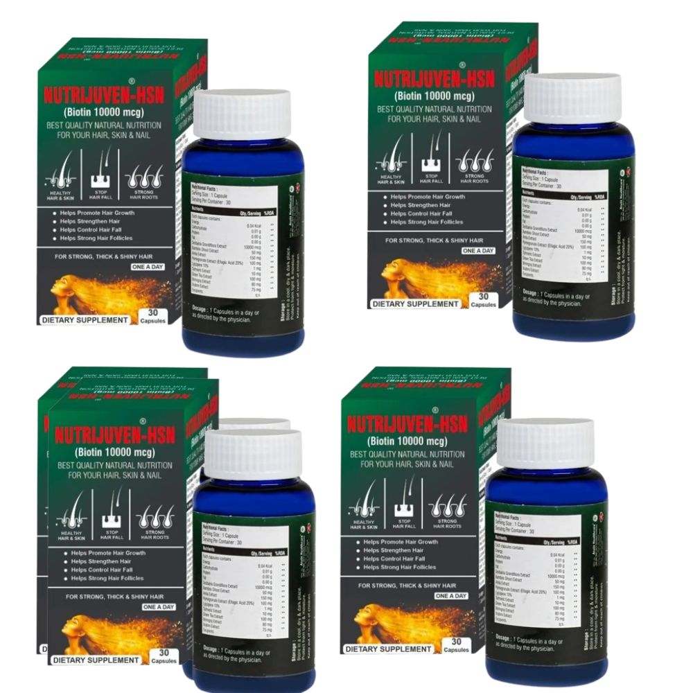 Nutrijuven - Hsn - Biotin 10000 Mcg Capsules
