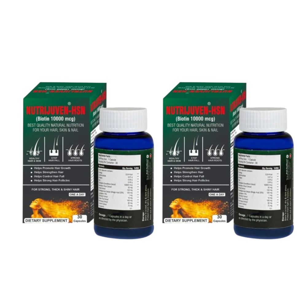 Nutrijuven - Hsn - Biotin 10000 Mcg Capsules