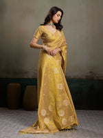 Thumbnail for Shree Shyam Fashion Beige Tissue Silk Saree - Distacart