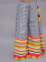 Thumbnail for Lil Drama Shor-Gul Multicolor Top and Pant Set For Girls