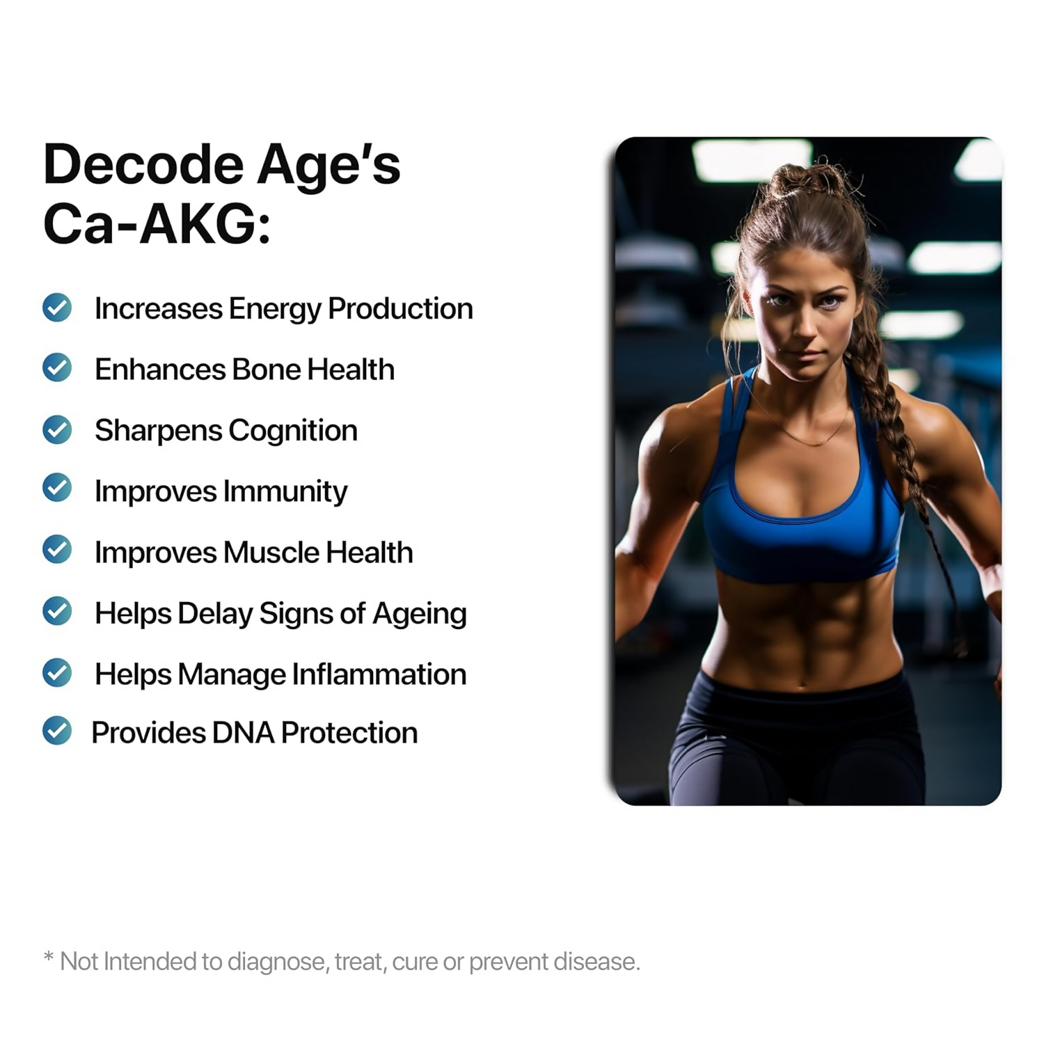 Decode Age Ca AKG Supplement Capsules - Distacart