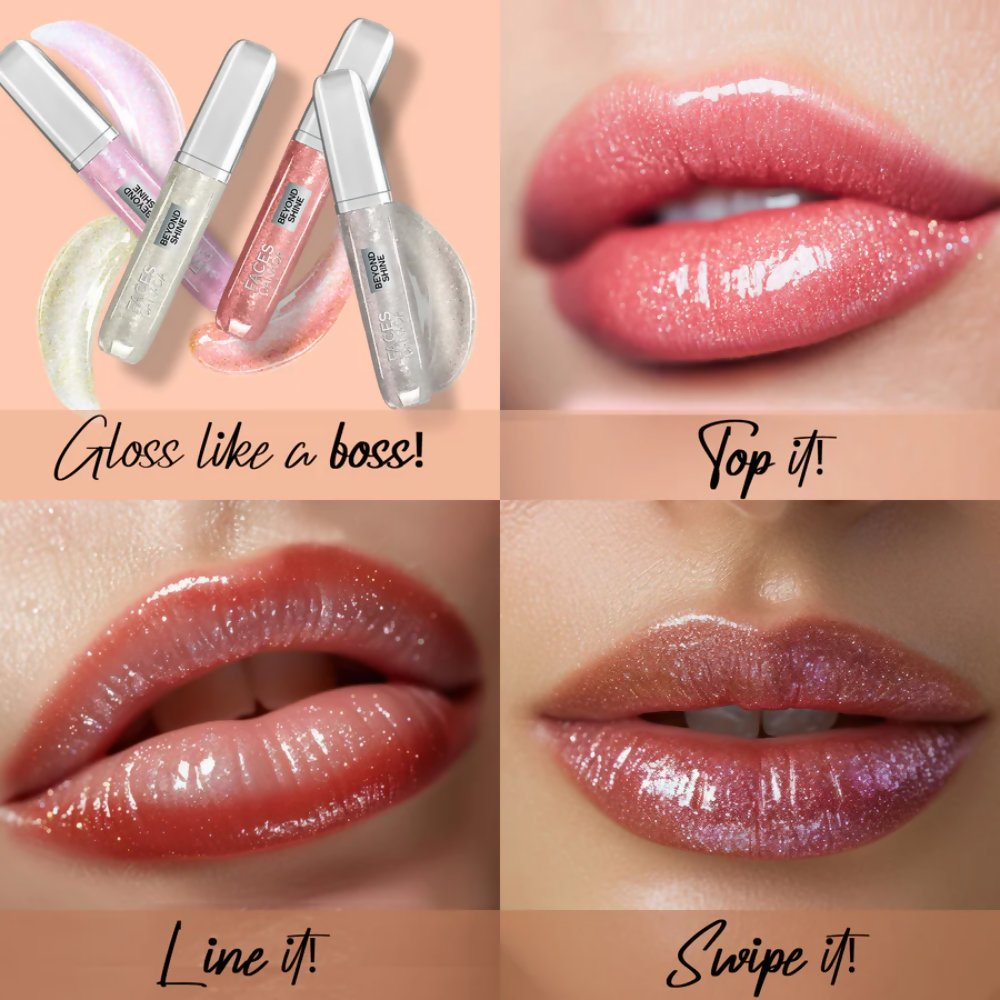 Faces Canada Beyond Shine Lip Gloss - Moonbeam 08 - Distacart