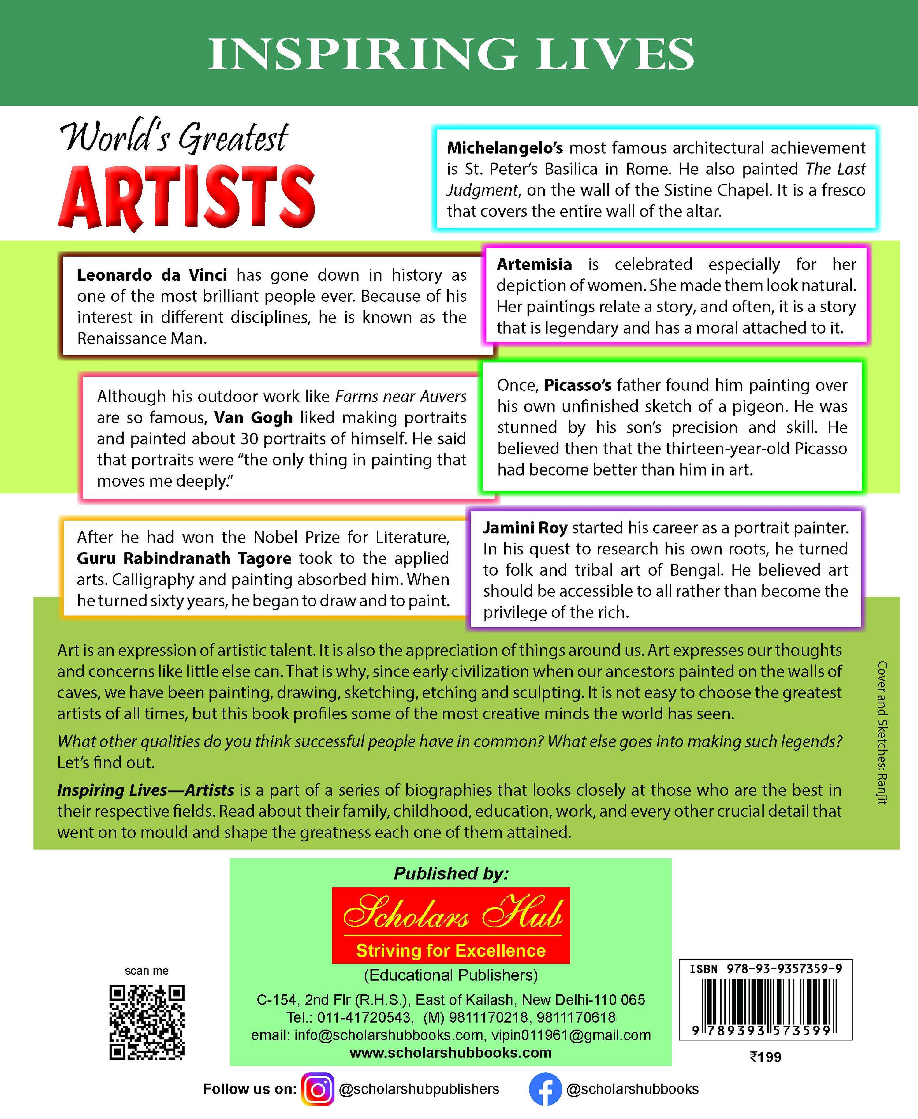 Inspiring Lives- World'S Greatest Artists - Dista