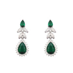 Thumbnail for Nuyug Celestial Emerald Cubic ZIrcon Necklace Set