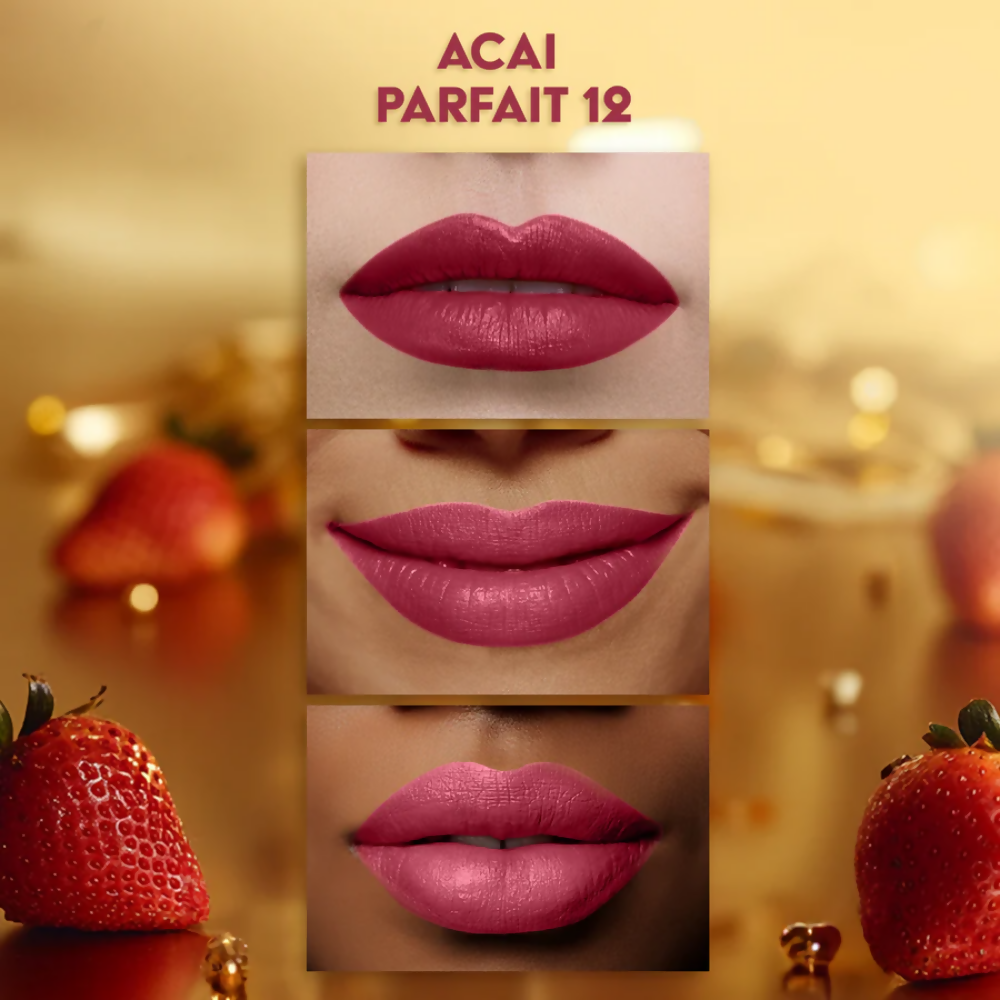 Faces Canada Comfy Matte Velvet Touch Lipstick - Acai Parfait 12 - Distacart