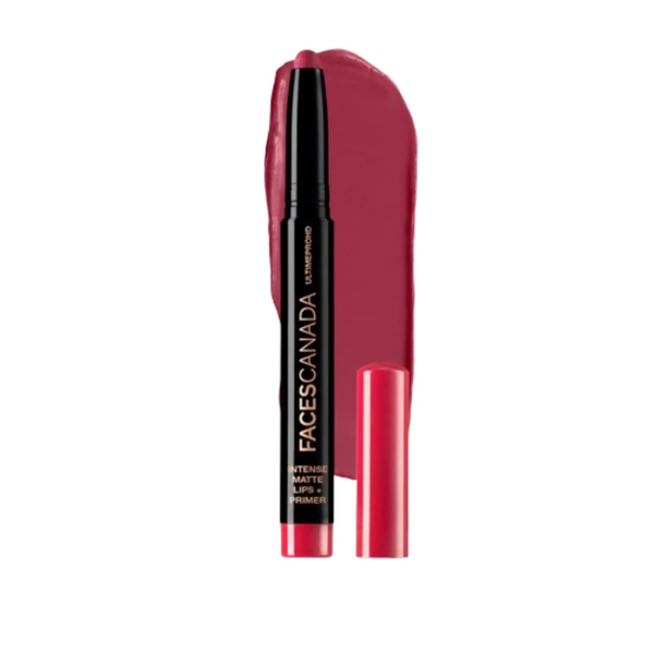 Faces Canada Ultime Pro HD Intense Matte Lips + Primer - Bold Wine 11 - Distacart