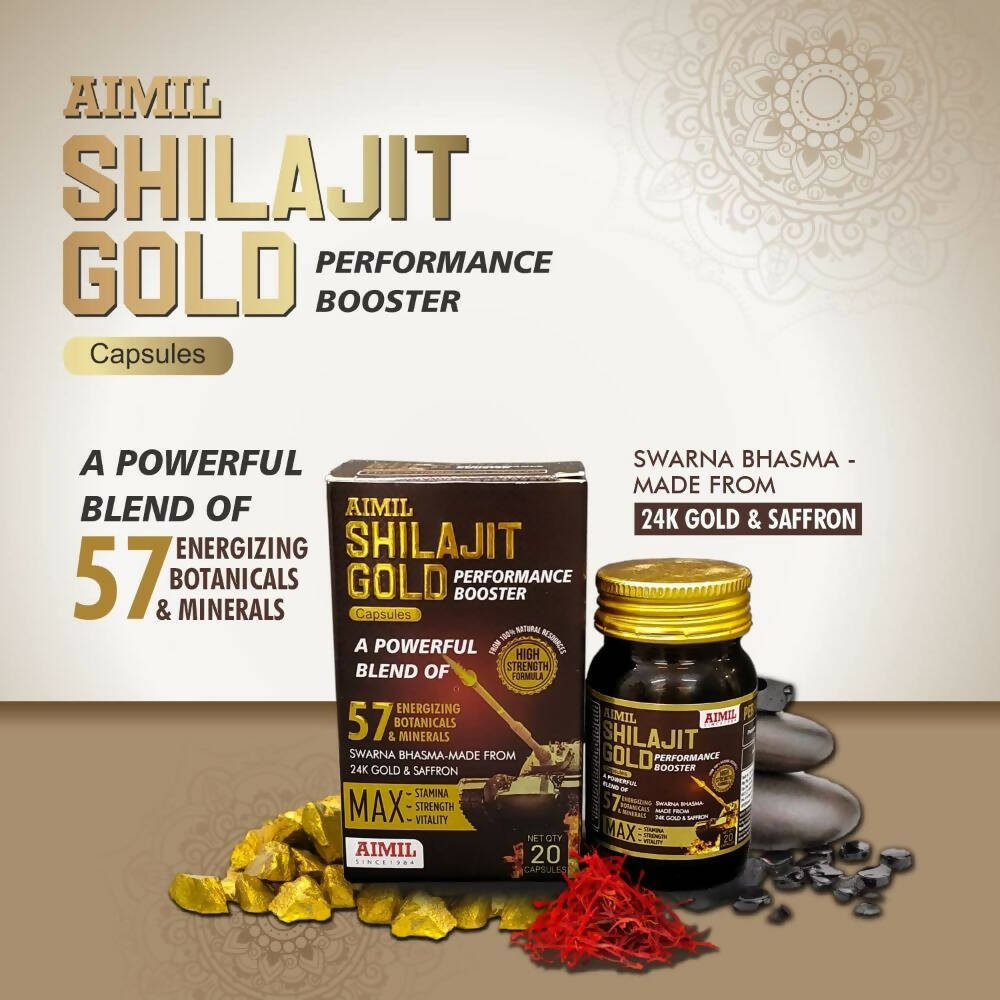 Aimil SJ Gold Capsules – Performance Booster - Distacart