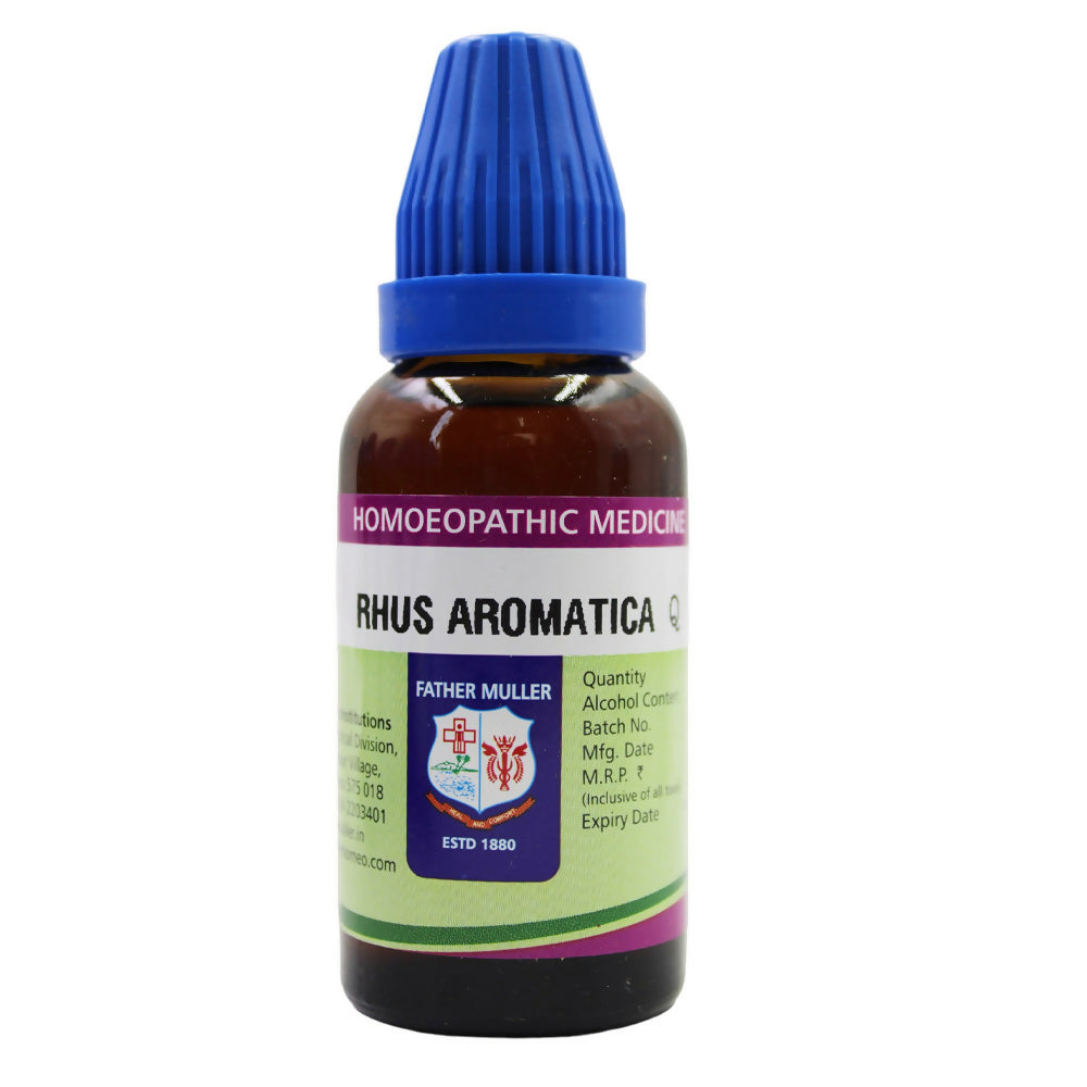 Father Muller Rhus Aromatica Mother Tincture Q - Distacart