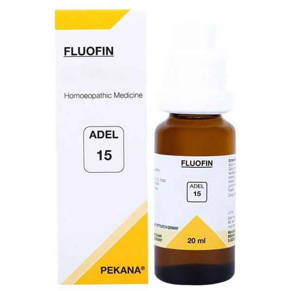 Adel Homeopathy 15 Fluofin Drops - Distacart