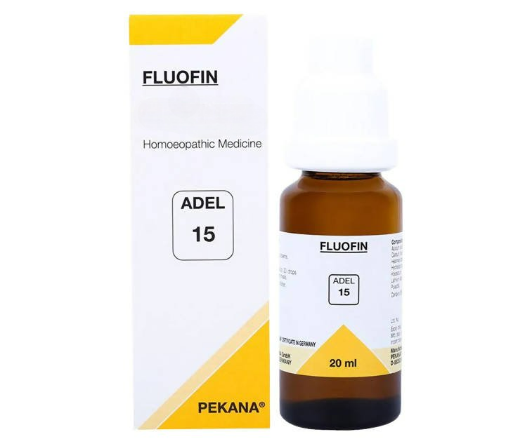 Adel Homeopathy 15 Fluofin Drops - Distacart