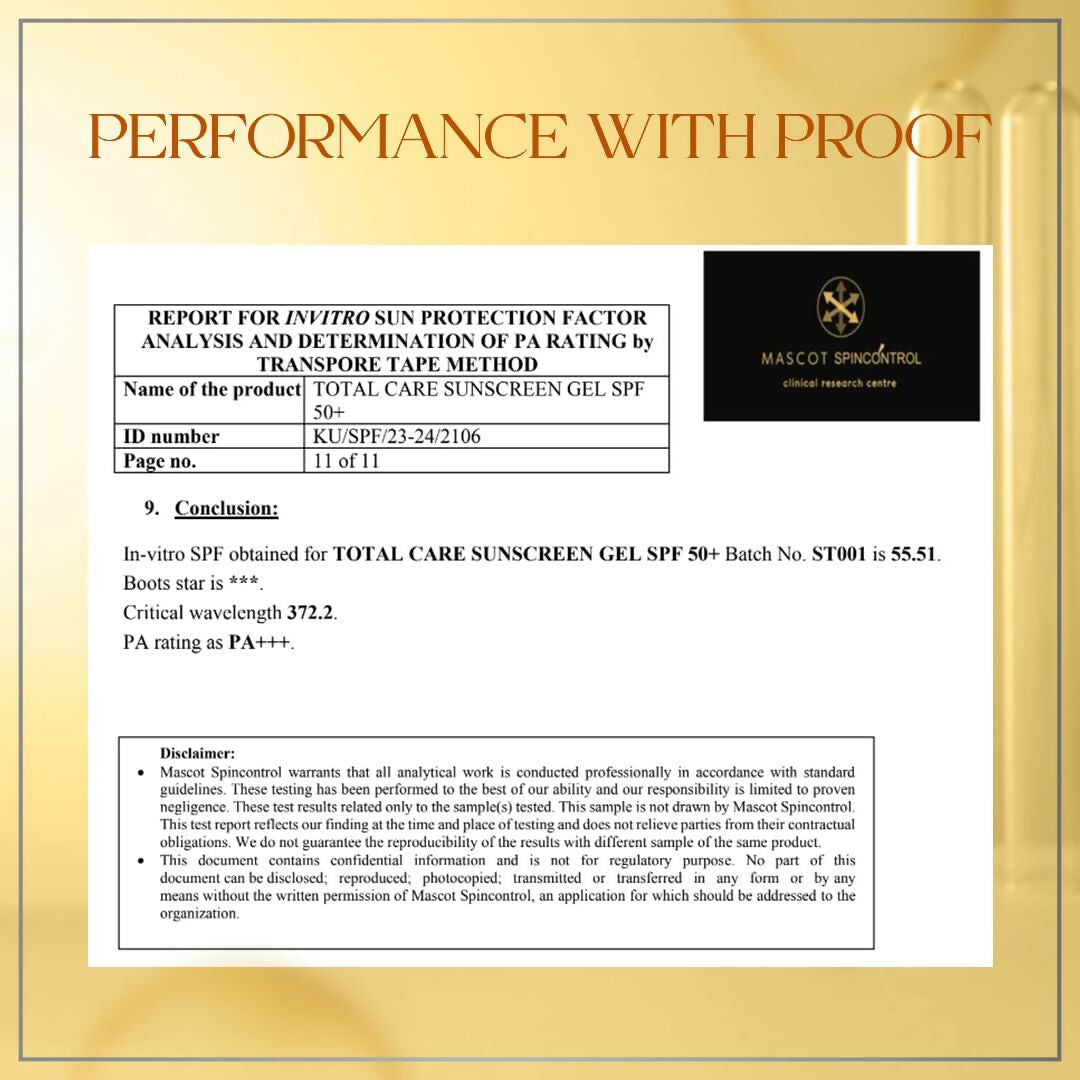 SkinInspired Total Care Gel Sunscreen Spf 50+