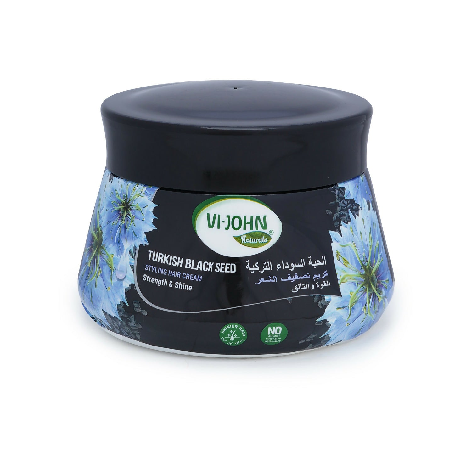 VI-JOHN Naturale Turkish Black Seed Styling Hair Cream Strength & Shine - Distacart