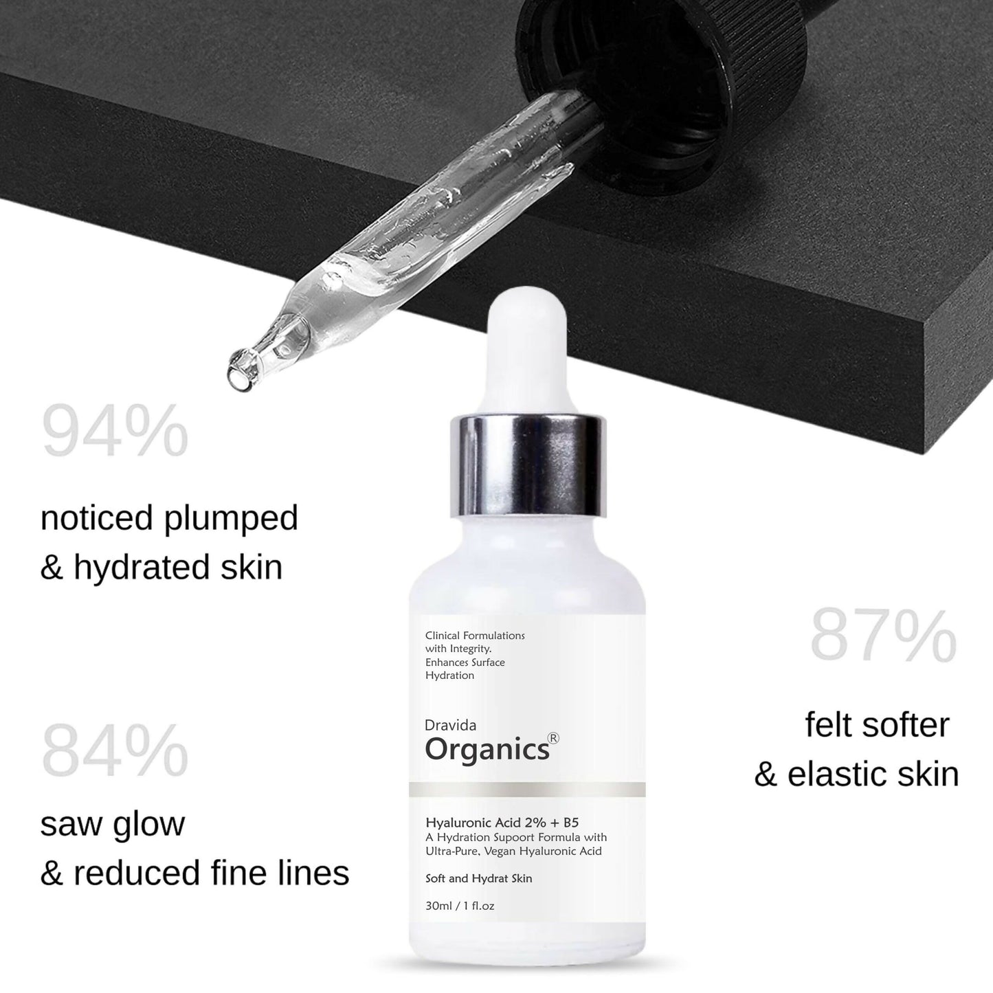 Dravida Organics Hyaluronic Acid Serum - Dista