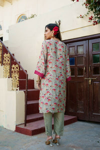 Thumbnail for Vaasva Women Pista Green Muslin Embroidered Kurta & Pant Set - Distacart