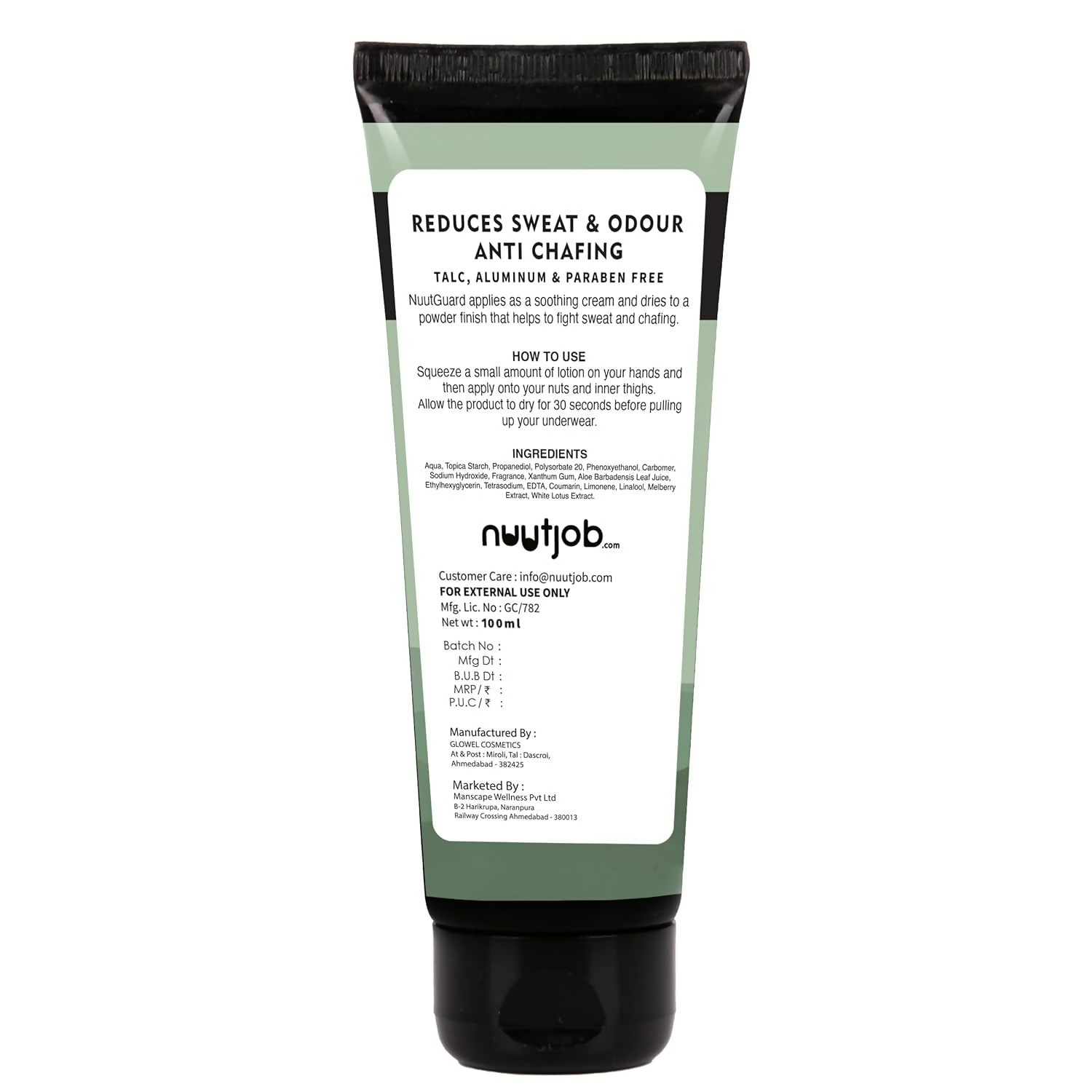 Nuut Guard Liquid Intimate Powder For Men - Distacart