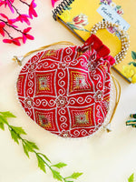 Thumbnail for Joban Fashion Potli Bags - Red