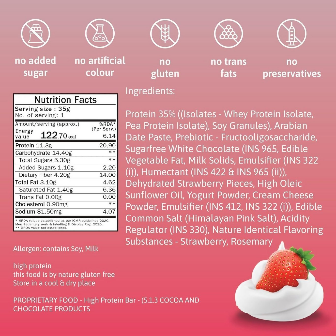 Phab Assorted Protein Bar - Dista