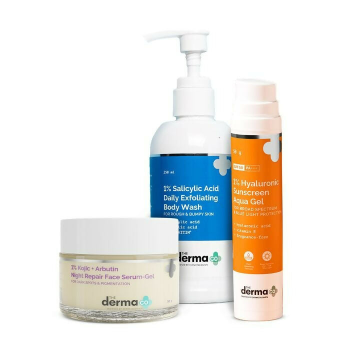 The Derma Co Glowing & Smooth Skincare Kit - Distacart
