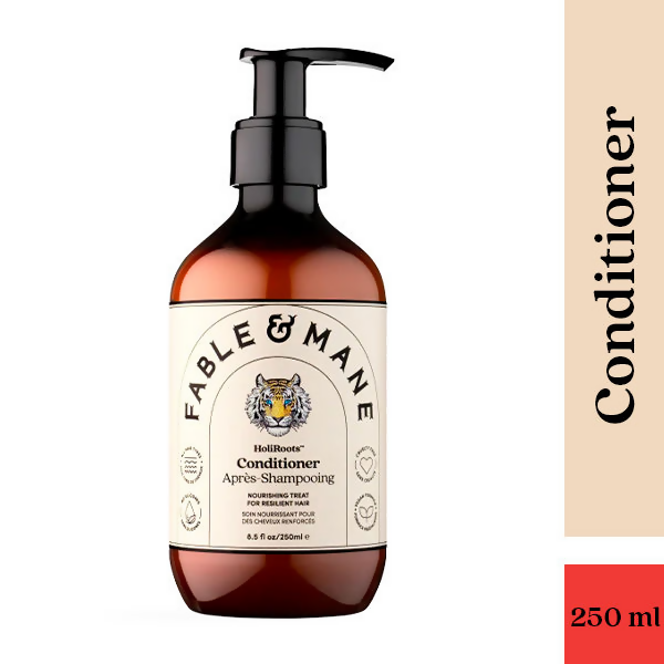 Fable & Mane HoliRoots Hydrating Conditioner For Smooth Frizz-Free Hair With Coconuts And Turmeric - Distacart