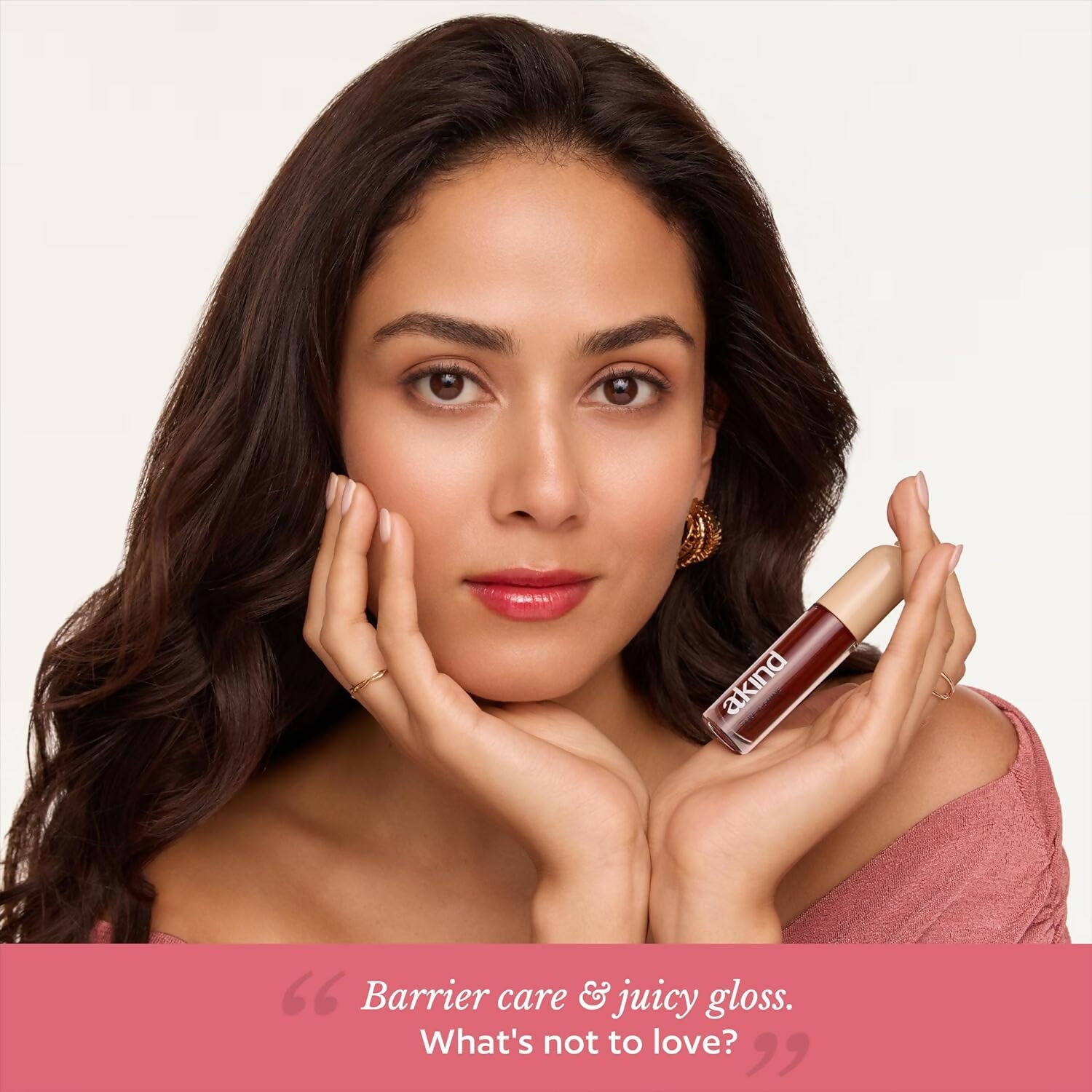 Akind Take A Shine Tinted Lip Gloss Oil - 03 Love Note