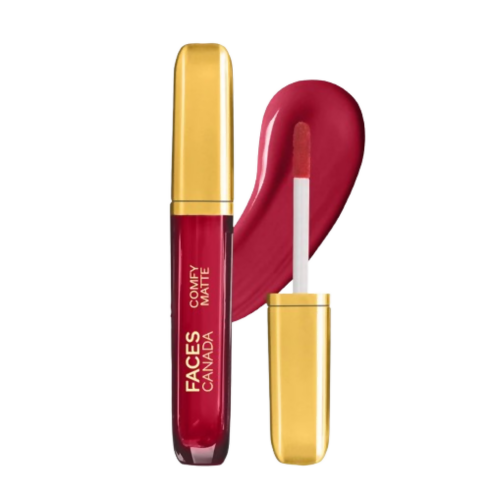 Faces Canada Comfy Matte Liquid Lipstick - On My Way 01 - Distacart