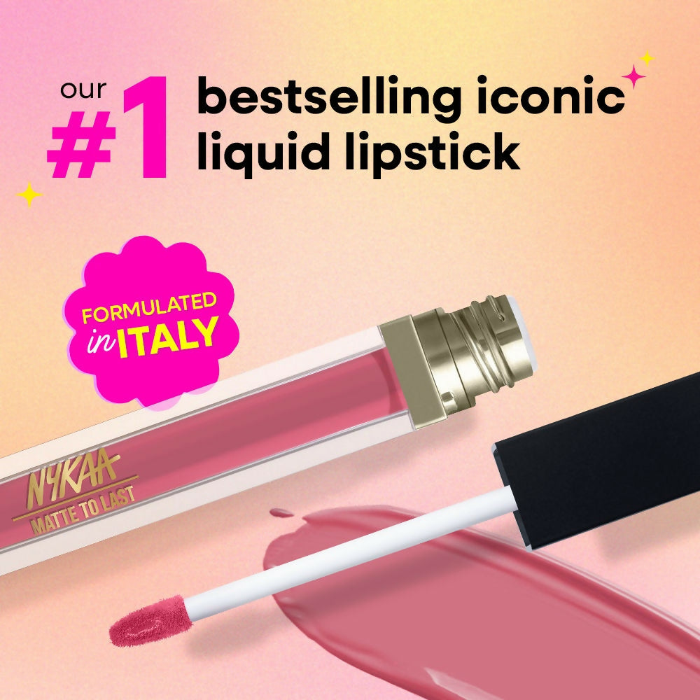 Nykaa Matte To Last ! Transferproof Liquid Lipstick - Le Pondy-15 - Dista