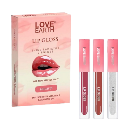 Love Earth Liquid Lip Gloss - Brights - Distacart