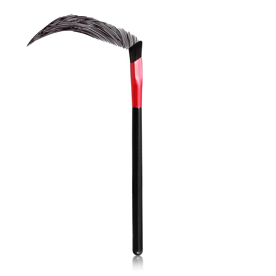 Gleva Multi-Function Eyebrow Brush - Black Pink - Distacart