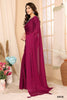 Aafreen Partywear Designer Pink Satin Chiffon Fancy Saree - Distacart