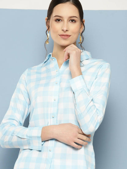 Ahalyaa Womens Co-ords - Blue - Distacart