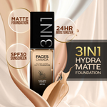 Thumbnail for Faces Canada All Day Hydra Matte 3 in 1 Foundation - Warm Natural 021 - Distacart