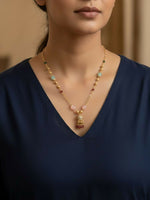 Thumbnail for NVR Women Gold Plated Multicolour chain - Distacart