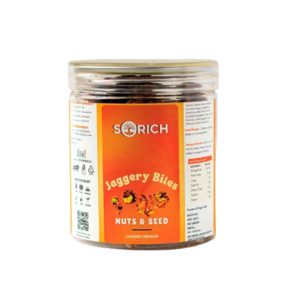 Sorich Organics Jaggery Nut & seed Bites – A Wholesome, Natural & Guilt-Free Sweet - Distacart