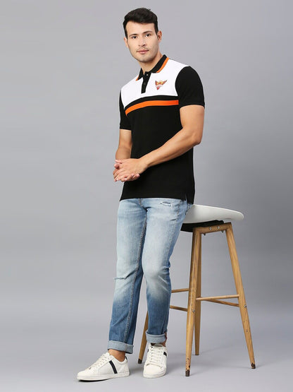 Fancode Sunrisers Hyderabad Logo Print Cotton IPL T-shirt - Distacart