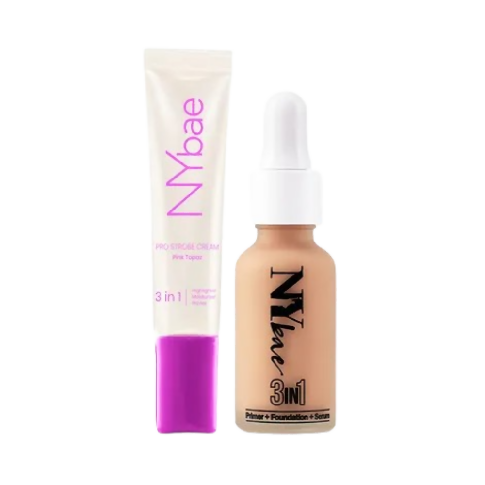 NY Bae Strobe Skin Tint Combo - Medium Skin - Distacart