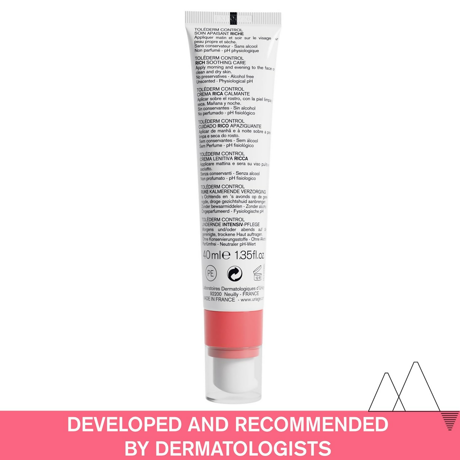 Uriage Tolederm Control Rich Soothing Care - Distacart