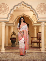 Thumbnail for Astita Linen Cotton(Woven Work) Multicolour Saree