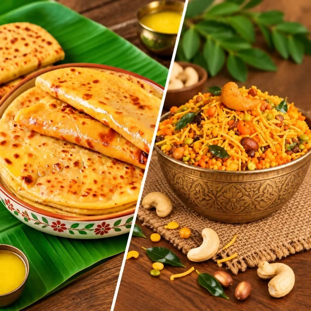 Tenali Ruchulu - Ghee Bobbatlu + Navaratan Boondi