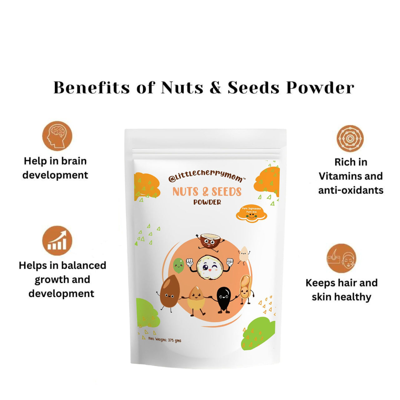Littlecherrymom Nuts & Seeds Powder - Distacart