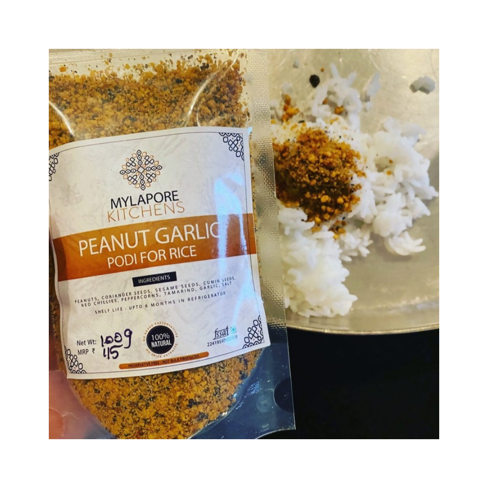 Mylapore Kitchens Peanut Garlic Podi for Rice - Distacart
