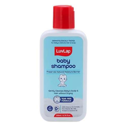 LuvLap Milky Soft Baby Shampoo with Milk Protein, Vitamin E & Coconut Oil, Shea Butter & Chamomile - Distacart