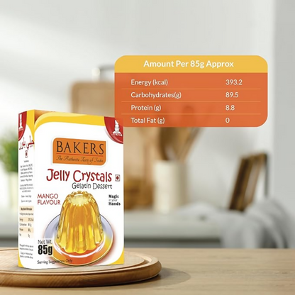 BAKERS Jelly Crystals (Gelatin Dessert) - Mango - Dista