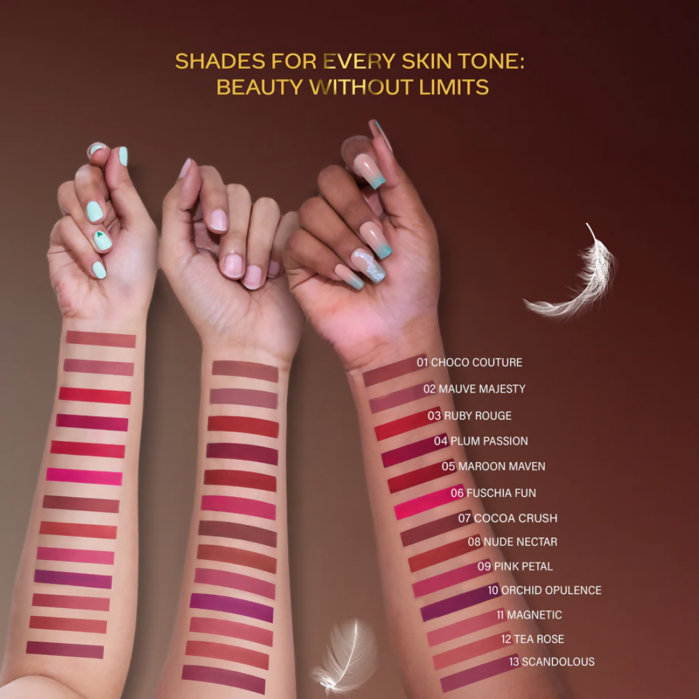 Faces Canada Comfy Matte Wow Liquid Lipstick - Plum Passion 04 - Distacart