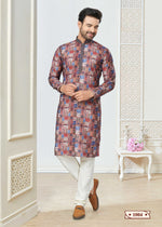 Thumbnail for Joban Fashion Men's multicolor Cotton printed Kurta Pyjama set - Distacart