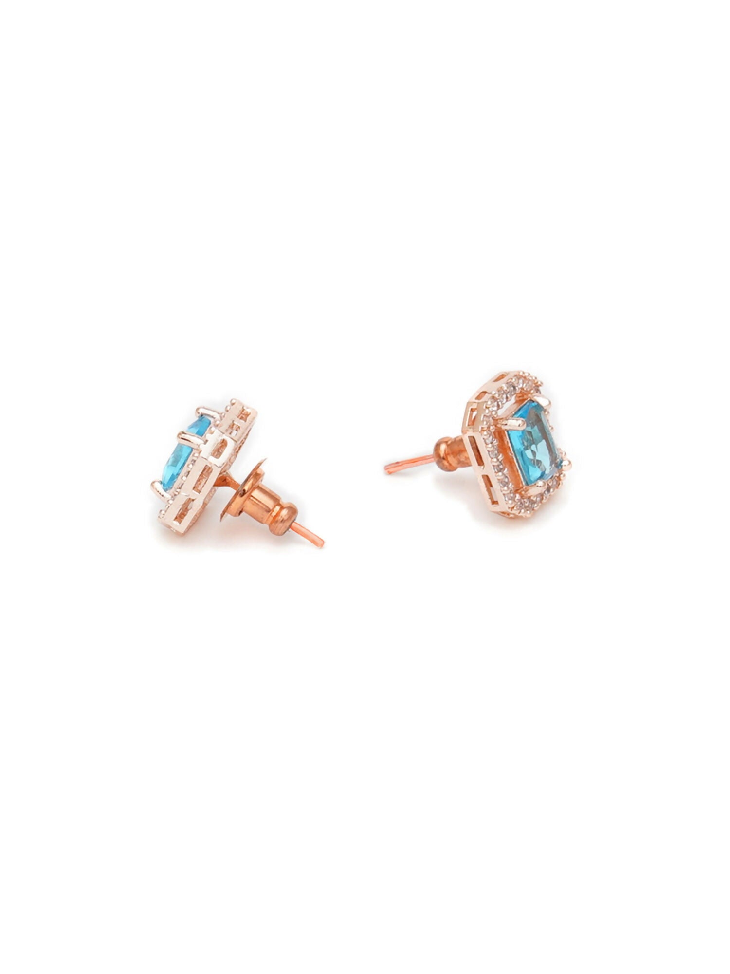 stone stud (sky blue) - Ruby Raang - Distacart