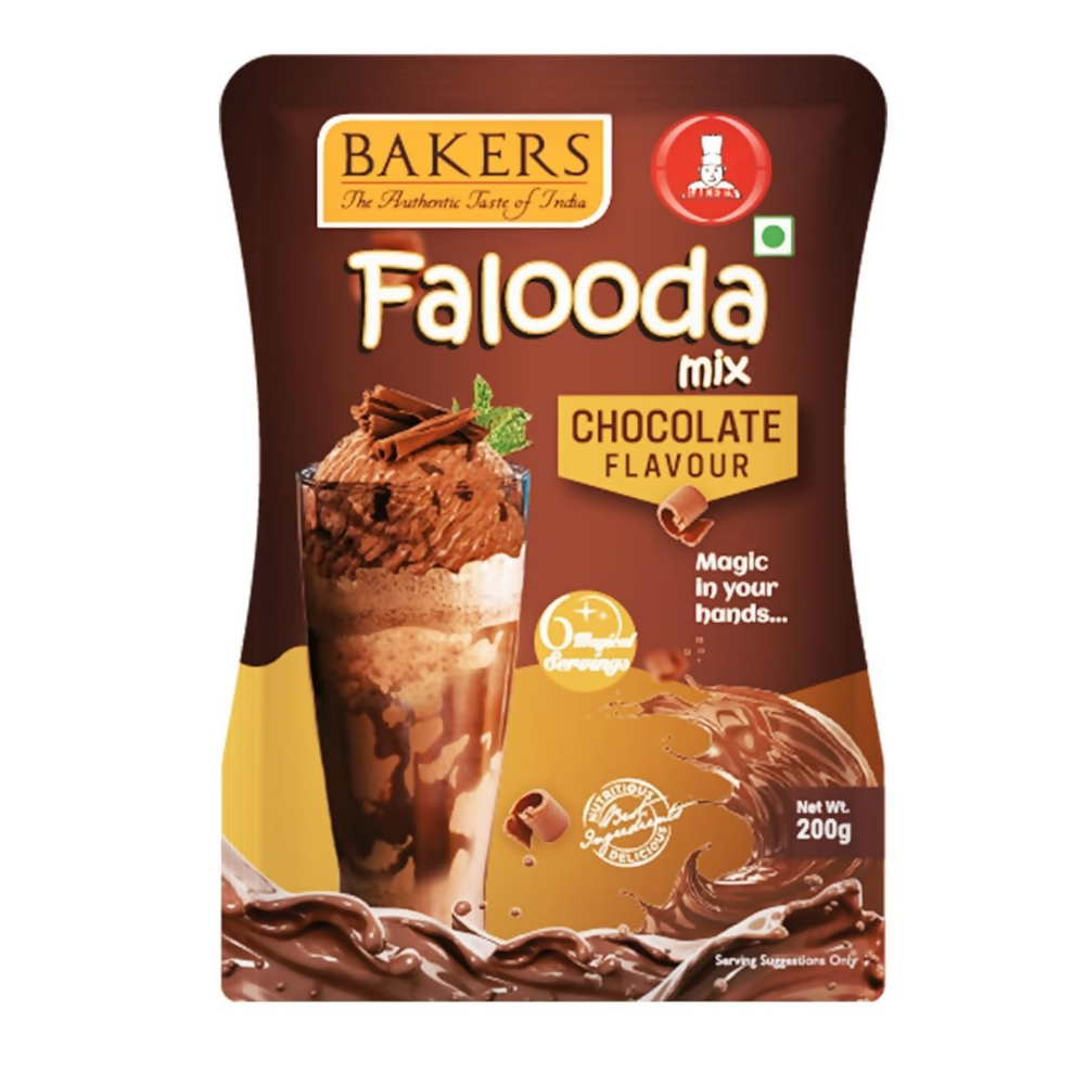 BAKERS Falooda Mix Powder - Chocolate, Butterscotch and Strawberry - Dista