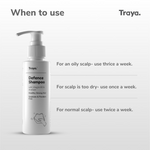 Thumbnail for Traya Defence Shampoo with Vitamin B3 & AnaGain