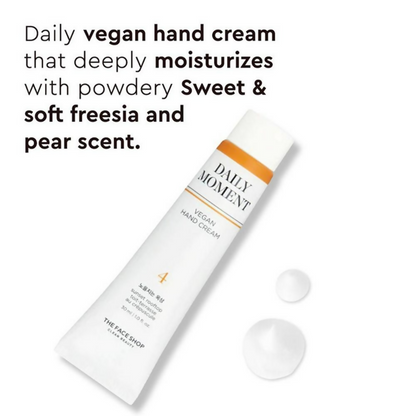 Face Shop Non-Greasy Vegan Hand Cream - Sunset Rooftop With Hyaluronic Acid - Distacart